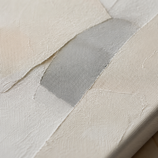 White Fold | Canvas — surface close-up