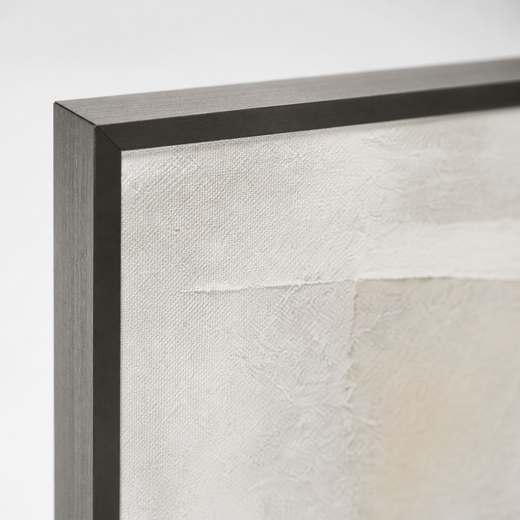 White Fold | Metal Framed — edge close-up