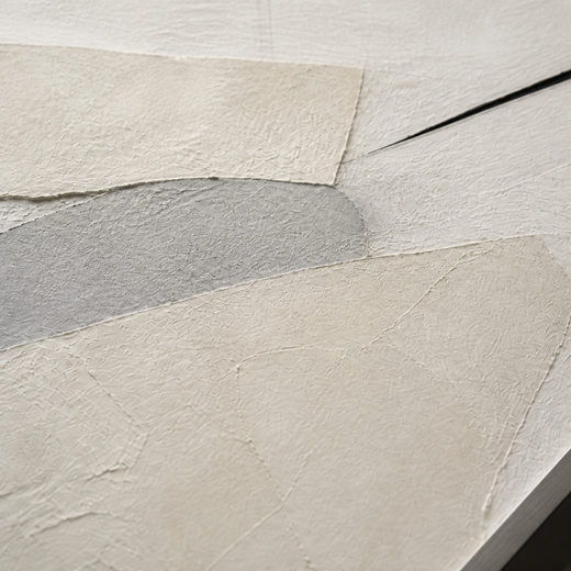 White Fold | Metal Framed — surface close-up