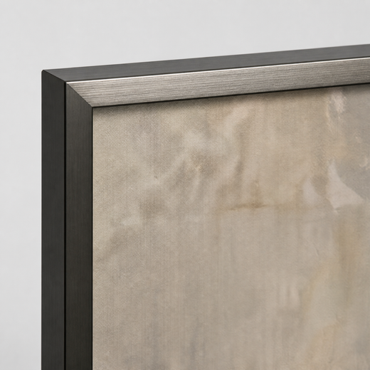 Quiet Estuary | Metal Framed — edge close-up