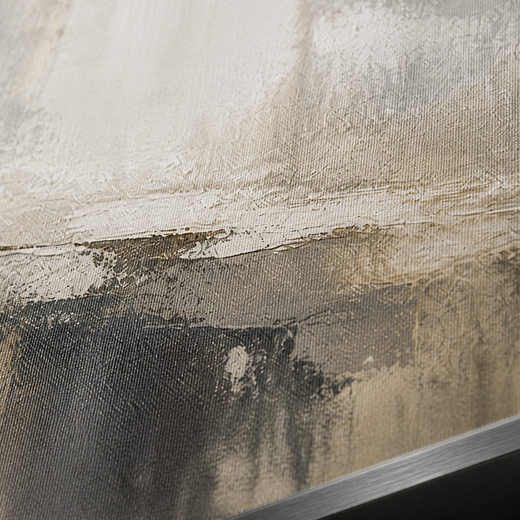 Quiet Estuary | Metal Framed — surface close-up