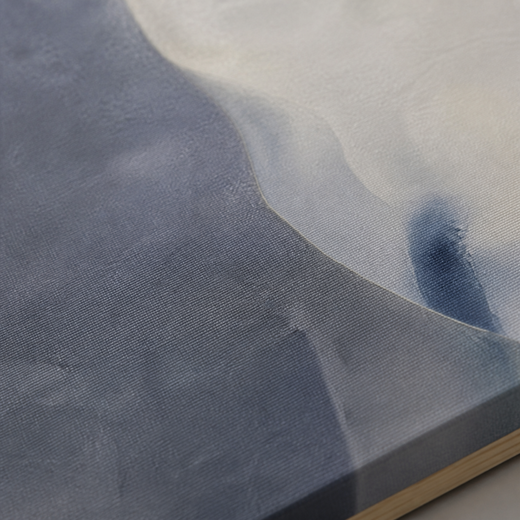 Quiet Monument | Canvas — surface close-up