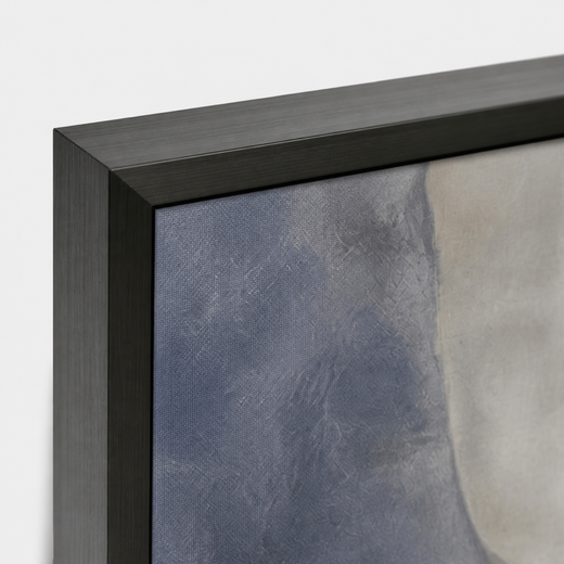 Quiet Monument | Metal Framed — edge close-up