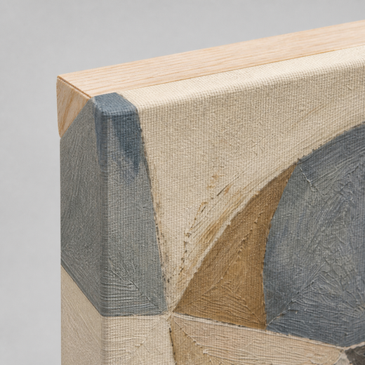 Breakfast Shapes | Canvas — edge close-up