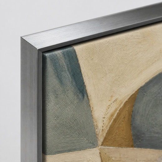 Breakfast Shapes | Metal Framed — edge close-up