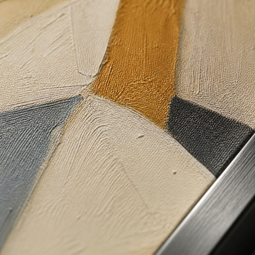 Breakfast Shapes | Metal Framed — surface close-up