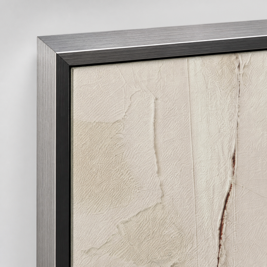 One Red Opening | Metal Framed — edge close-up