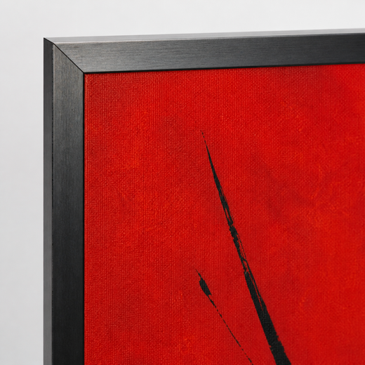 A Little Red | Metal Framed — edge close-up