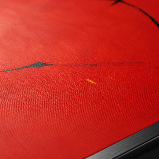 A Little Red | Metal Framed — surface close-up