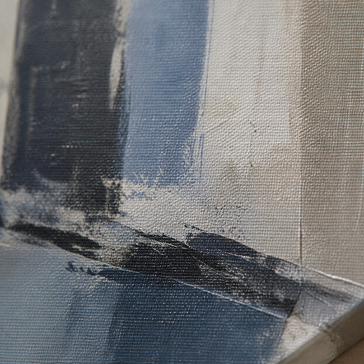 Reflected Skyline | Canvas — surface close-up