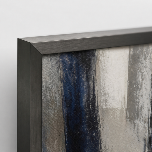 Reflected Skyline | Metal Framed — edge close-up