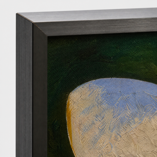 Blue Seed | Metal Framed — edge close-up