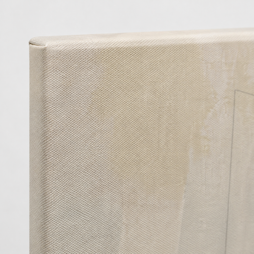 One Olive Shape | Canvas — edge close-up