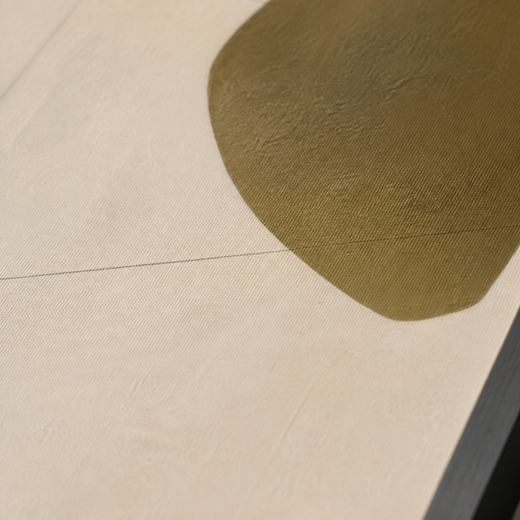 One Olive Shape | Metal Framed — surface close-up