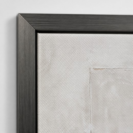 Gold Between Greys | Metal Framed — edge close-up
