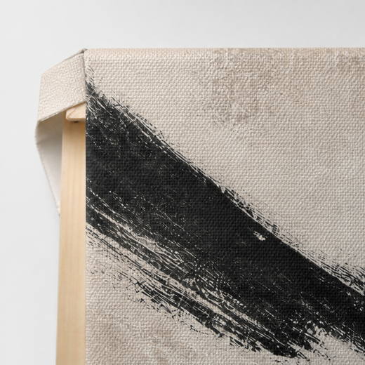 One Broad Stroke | Canvas — edge close-up