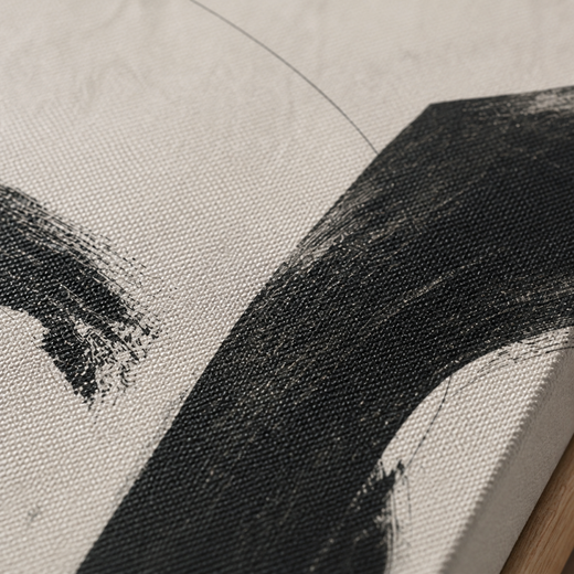 One Broad Stroke | Canvas — surface close-up