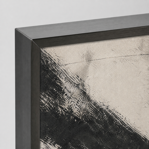 One Broad Stroke | Metal Framed — edge close-up