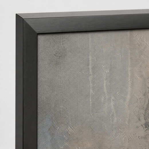 A Little Ochre Light | Metal Framed — edge close-up