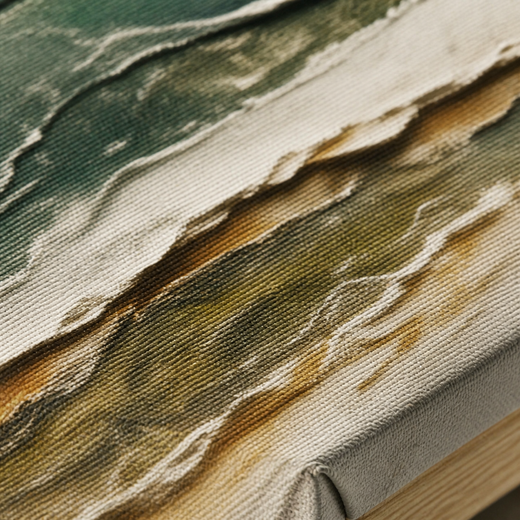 Tidal Fault | Canvas — surface close-up