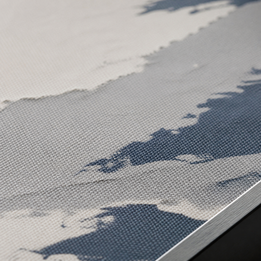 Blue Fold | Metal Framed — surface close-up