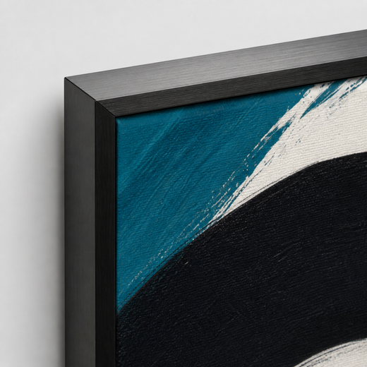 Turn Toward Yellow | Metal Framed — edge close-up