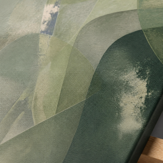 Veiled Hills | Canvas — surface close-up