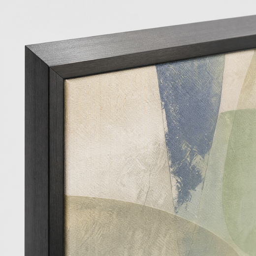 Veiled Hills | Metal Framed — edge close-up