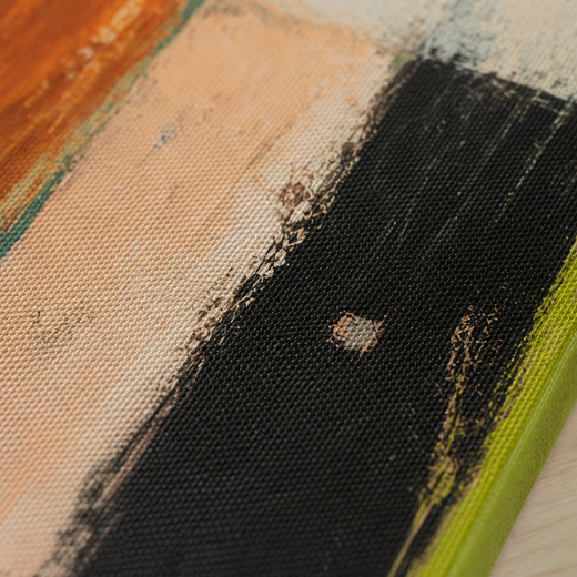 Colour Columns | Canvas — surface close-up