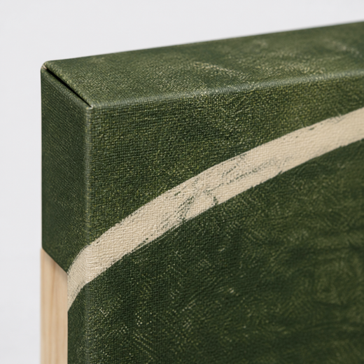 The Wandering Line | Canvas — edge close-up