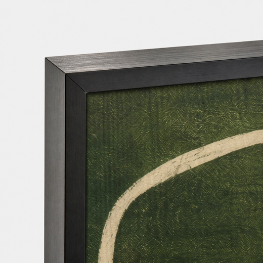 The Wandering Line | Metal Framed — edge close-up