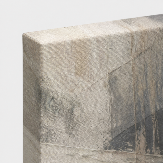 Across the Grey | Canvas — edge close-up