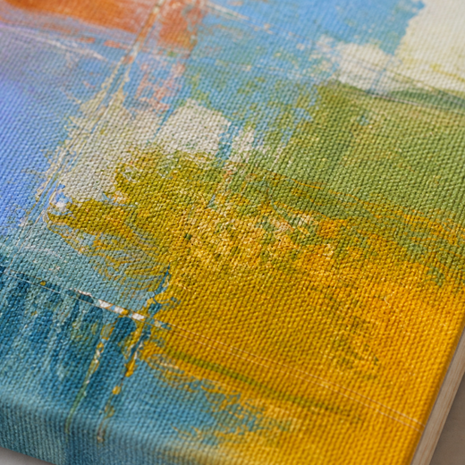 Wet Light | Canvas — surface close-up