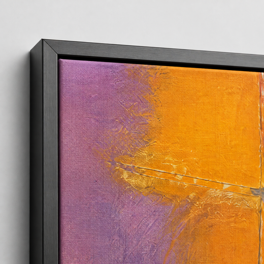 Wet Light | Metal Framed — edge close-up
