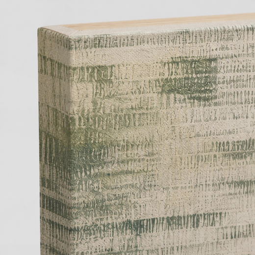 Olive Threads | Canvas — edge close-up