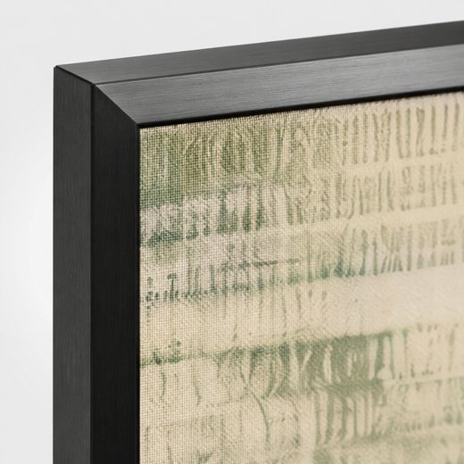 Olive Threads | Metal Framed — edge close-up