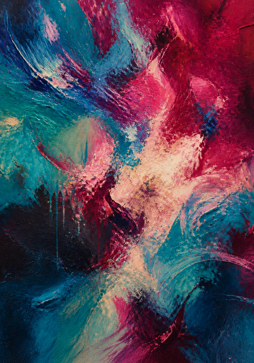 Electric Weather | Wood Print — surface close-up