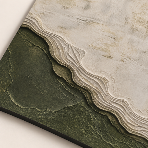 Eroded Basin | Foam Print — surface close-up