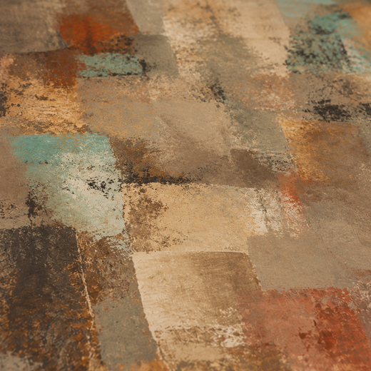 Old Walls | Wood Print — surface close-up