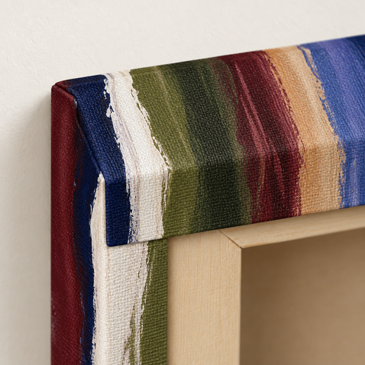 Colour in Motion | Canvas — edge close-up