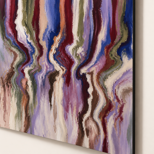 Colour in Motion | Foam Print — surface close-up
