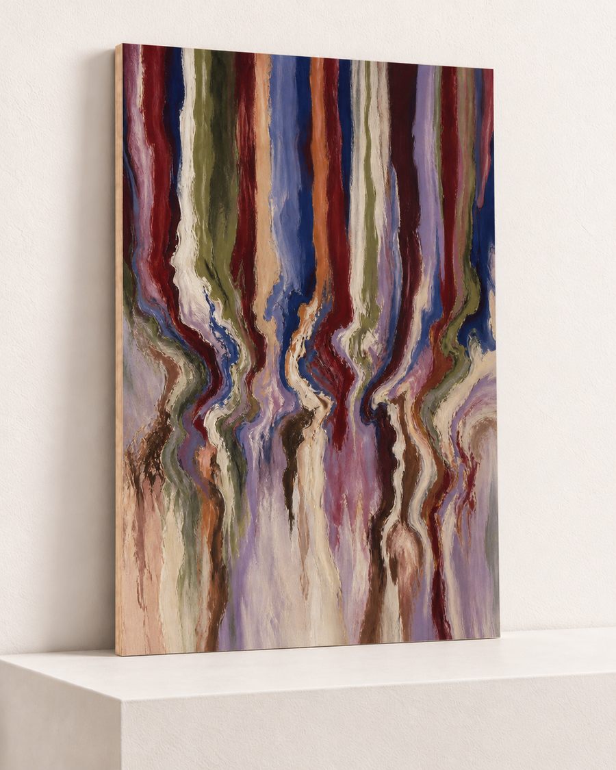 Colour in Motion | Wood Print
