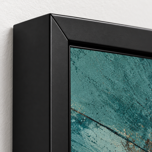 Where Blue Breaks | Metal Framed — edge close-up