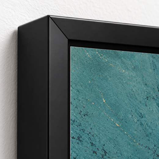 Where Blue Breaks | Metal Framed — edge close-up