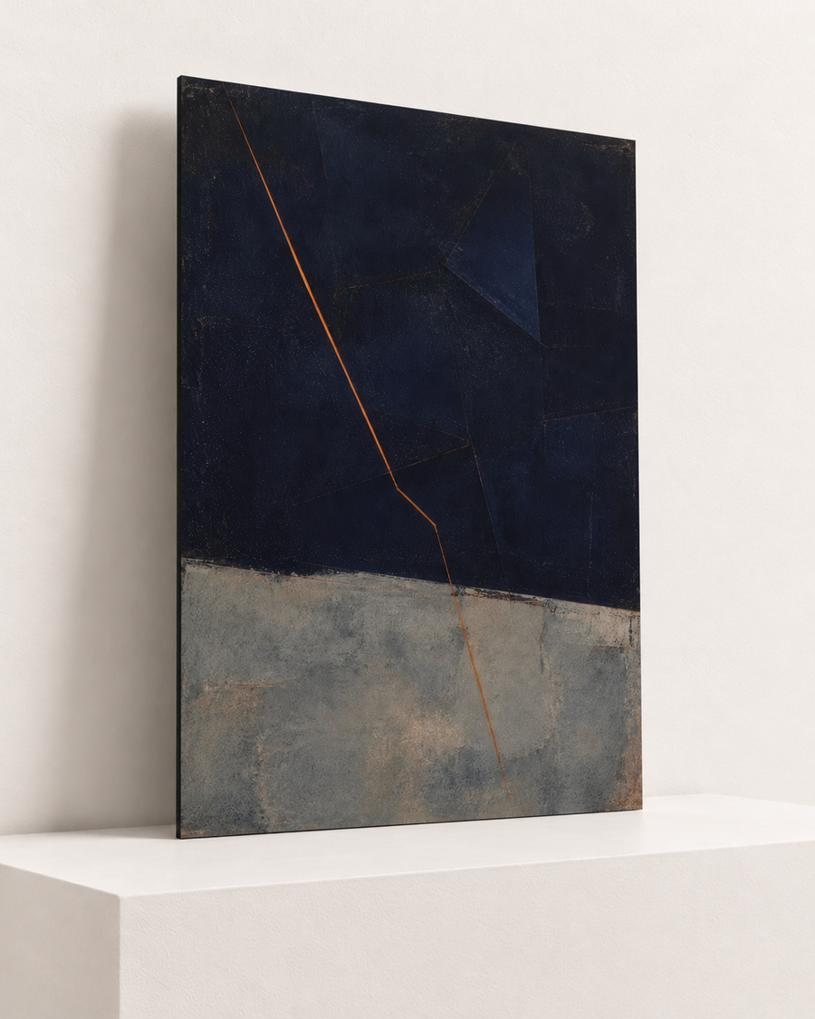 A Fine Orange Line | Foam Print