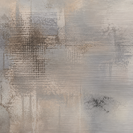Morning in Grey | Brushed Aluminum Print — surface close-up