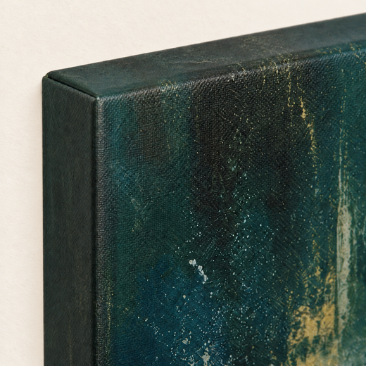 Forest After Rain | Canvas — edge close-up