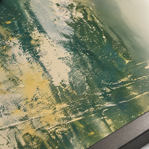 Forest After Rain | Metal Framed — surface close-up