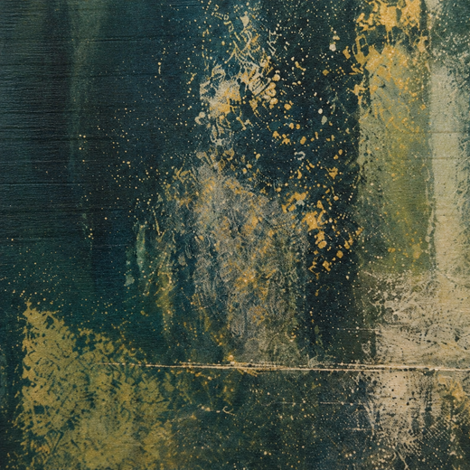 Forest After Rain | Wood Print — surface close-up