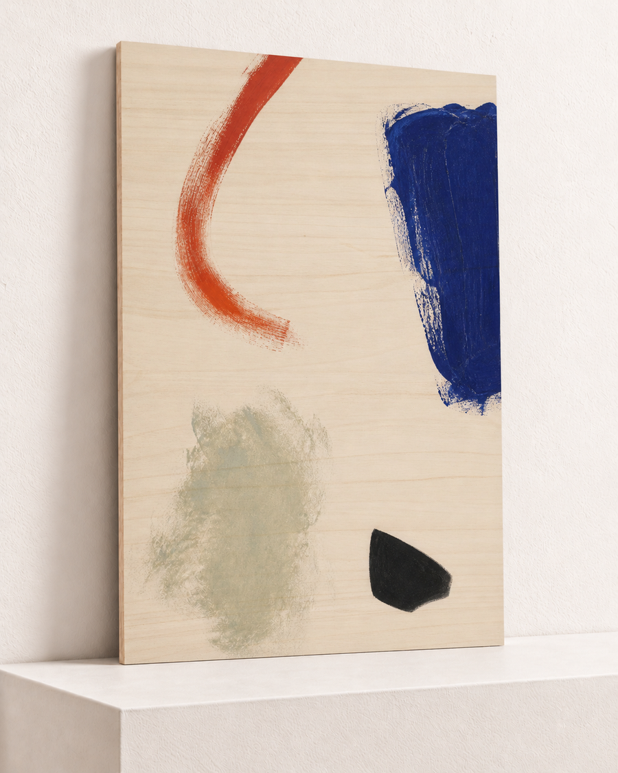 Four Small Gestures | Wood Print